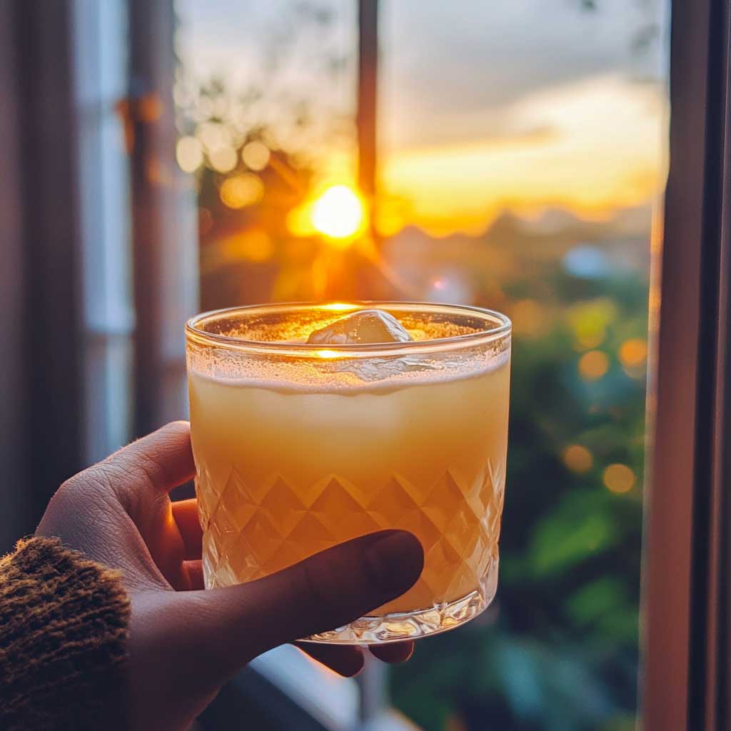Cortisol Cocktail for Weight Loss 7 morning cortisol cocktail for weight loss glass in hand