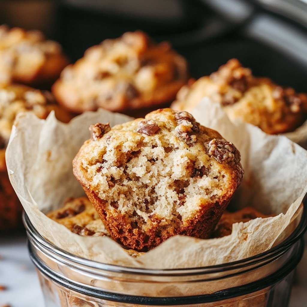 Sourdough Banana Chocolate Chip Muffins 11 storing sourdough banana chocolate chip muffins